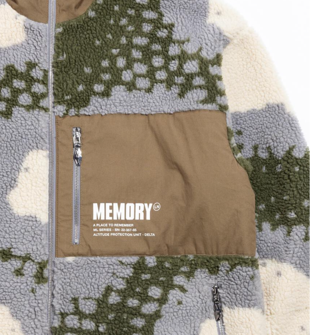 Memory Lane Camp Plush Jacket (Olive)