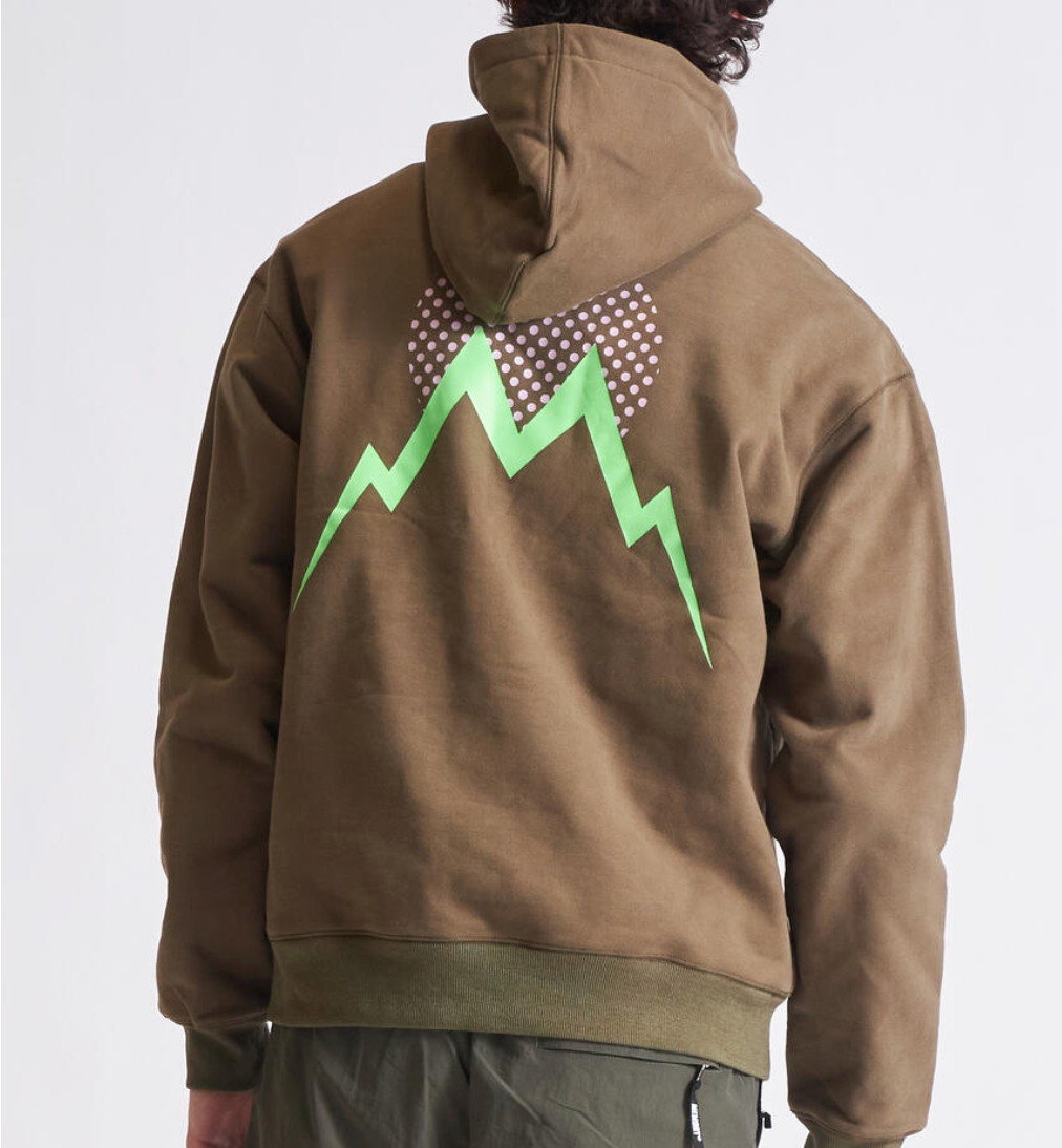 Memory Lane Bluesy Hoodie (Olive)