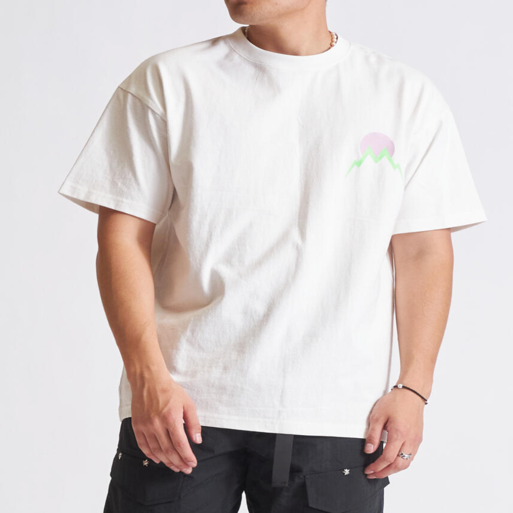 Memory Lane Lower Case Tee (Bone)