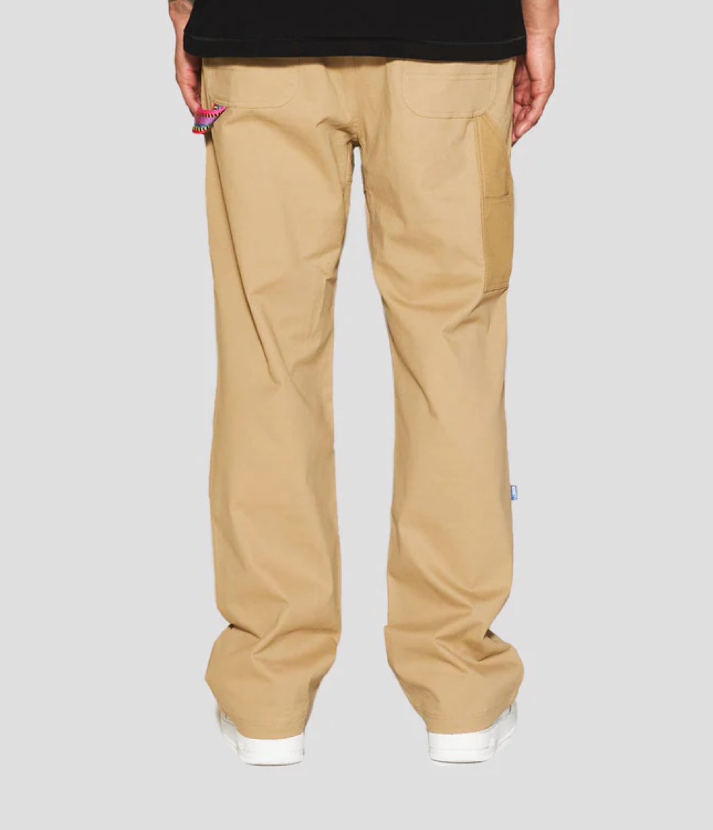 Memory Lane Operator Double Knee Pants (Khaki)