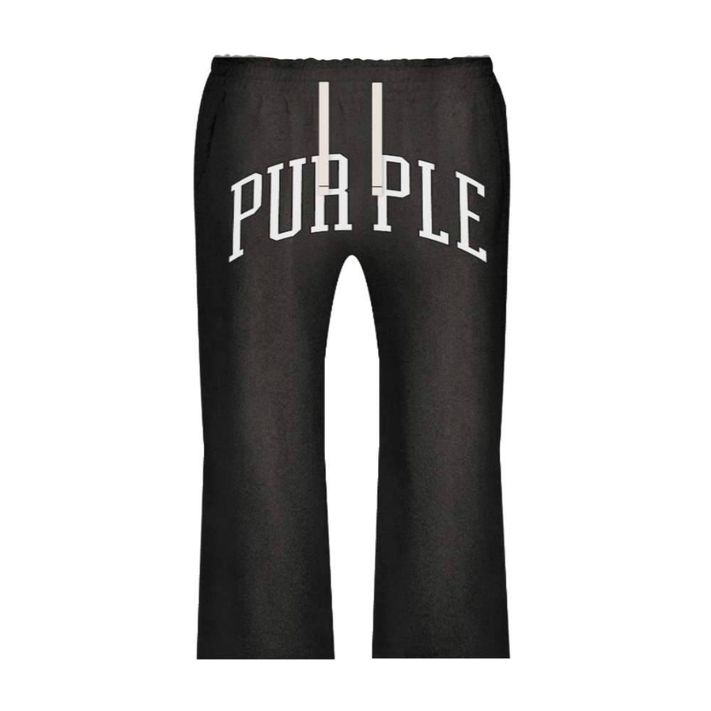 Purple Brand Heavyweights flared sweatpants (Vintage Black)