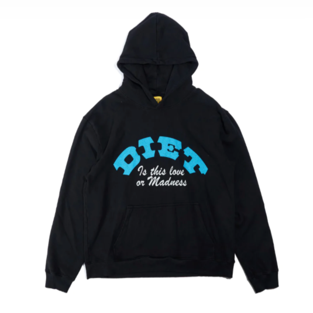 Diet Starts Monday Madness Hoodie (Vintage Black)