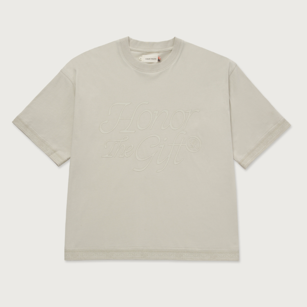 Honor The Gift H Box Tee (Bone)