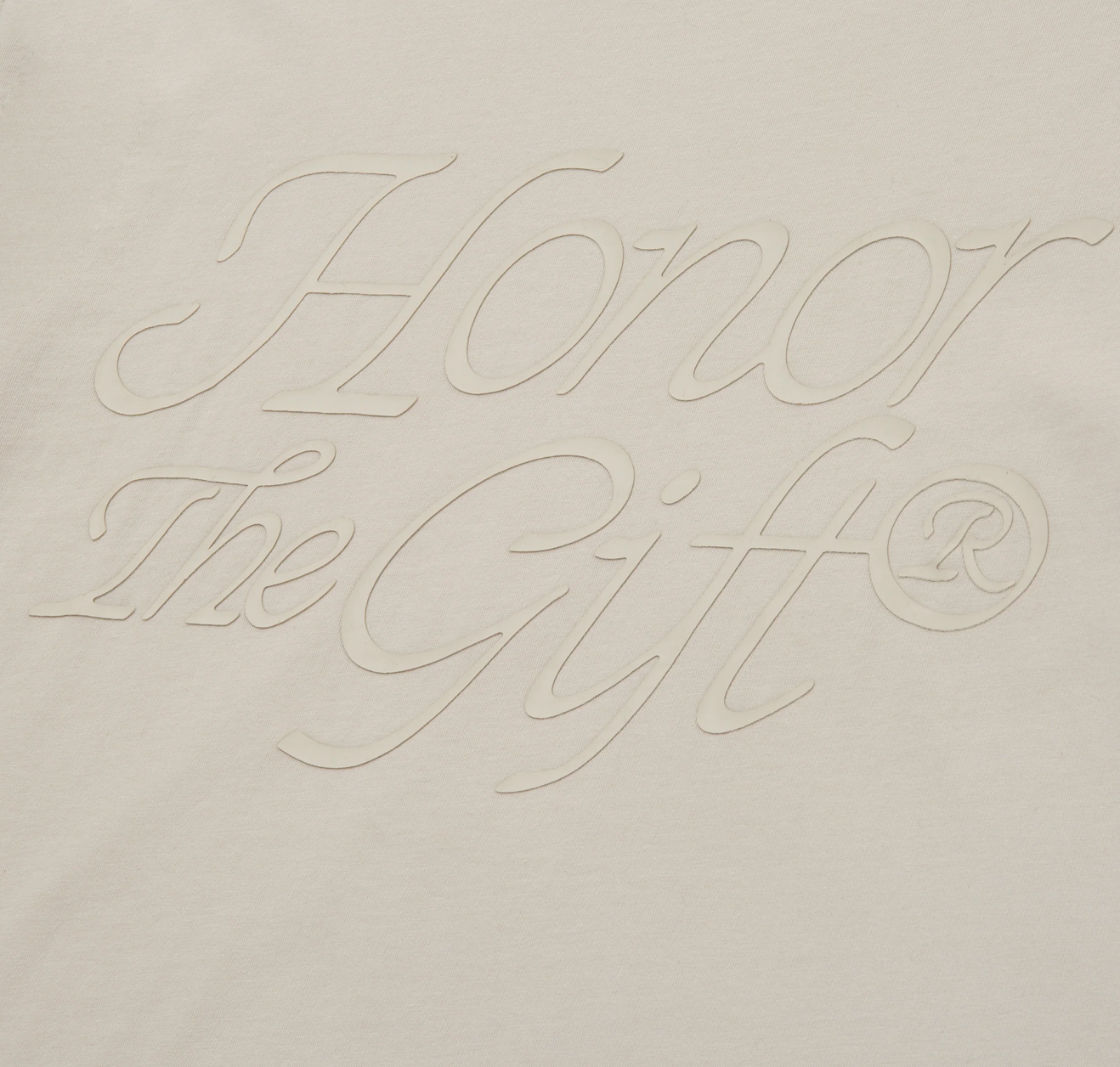 Honor The Gift H Box Tee (Bone)