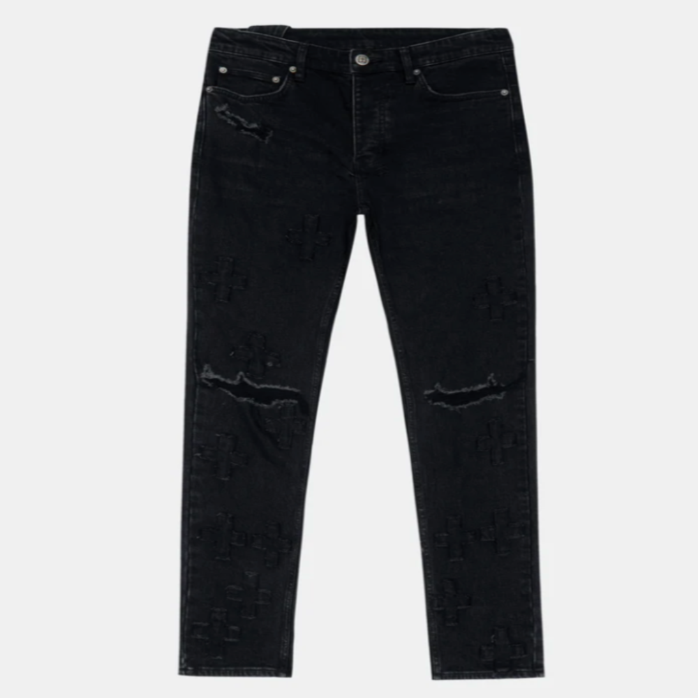 KSUBI Chitch Kraftwork Black Jeans (Black)