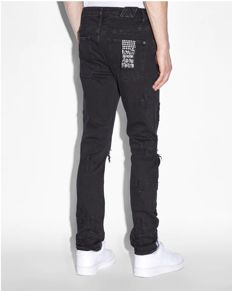 KSUBI Chitch Kraftwork Black Jeans (Black)