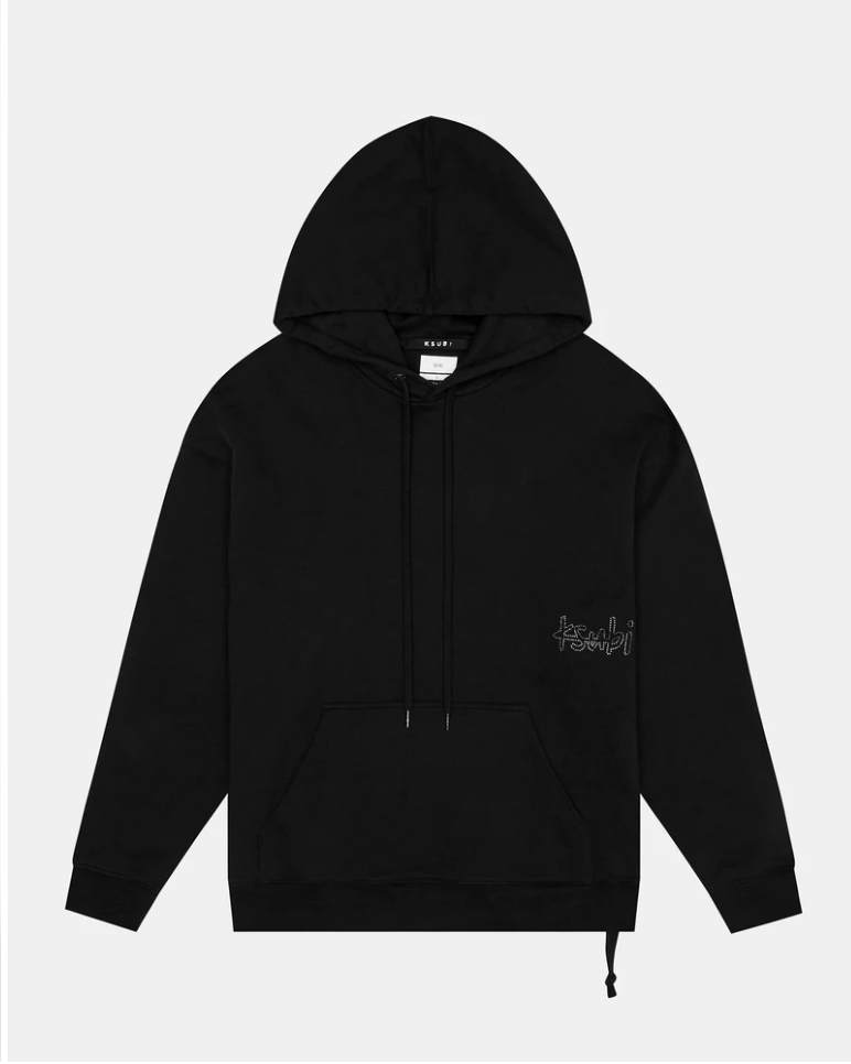 KSUBI Krystal Bling Biggie Hoodie (Black)