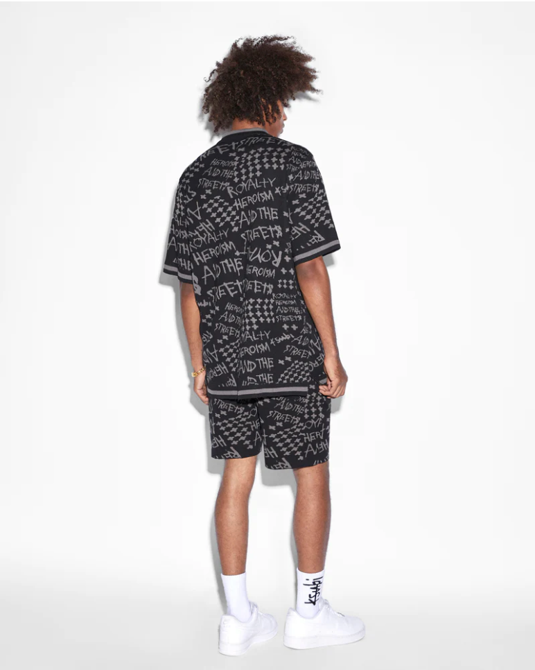 KSUBI Heroism Knit Resort Ss Shirt (Black)