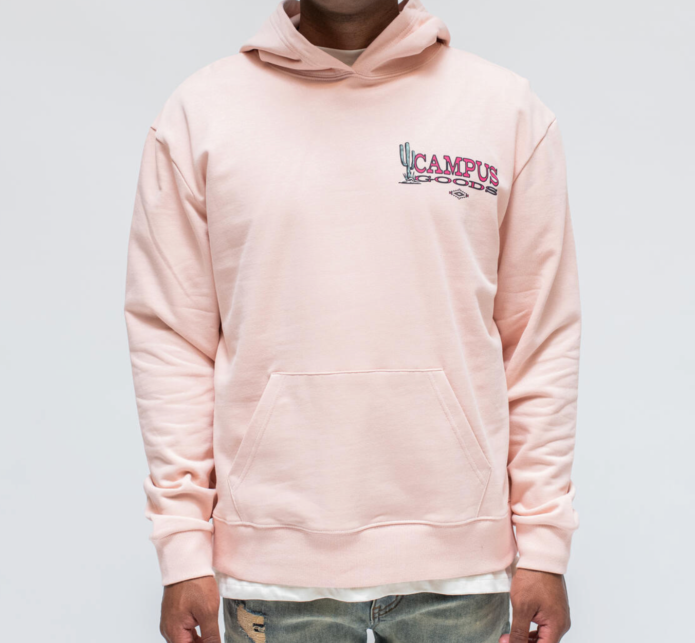 Campus Western Hoodie (Pink)