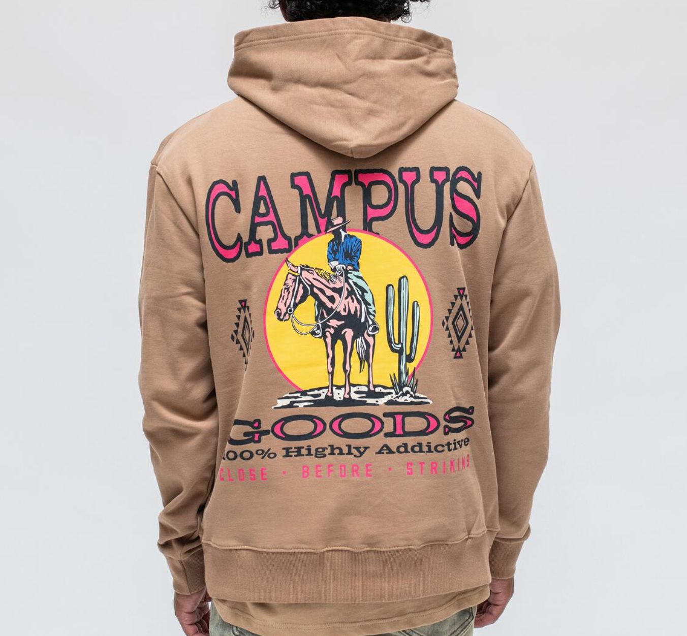 Campus Western Hoodie (Brown)