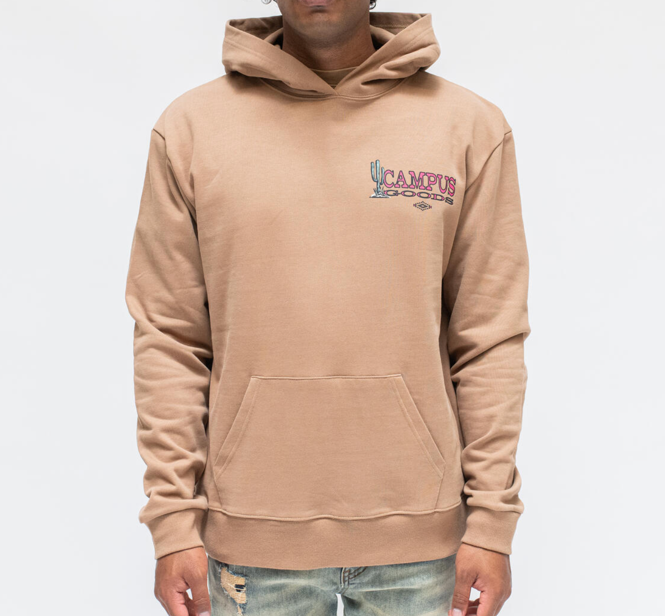 Campus Western Hoodie (Brown)